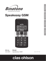Binatone Speakeasy GSM Användarmanual