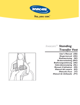 Invacare Standing Transfer Vest Användarmanual