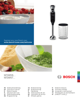 Bosch MSM67160 Användarmanual