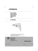 Hitachi D 10VC2 Användarmanual