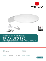 Triax UFO 170 Installation And User Instructions Manual