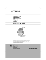 Hitachi M 12VE Användarmanual