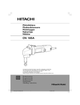Hitachi CN16SA - 998030 Punch For CN16 Användarmanual