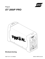 ESAB Rogue ET 200iP PRO Användarmanual