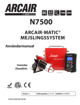 Arcair N7500 Arcair-Matic® Gouging System Användarmanual