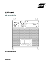 ESAB EPP-400 Plasma Power Source Användarmanual