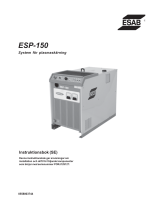 ESAB ESP-150 Plasma Cutting System Användarmanual