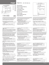 Hager TXA112 Installationsguide