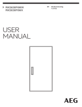 AEG RKS638F6MW Användarmanual