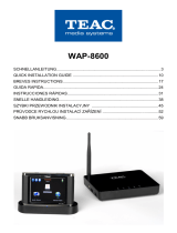TEAC WAP-8600 Quick Installation Manual