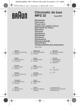 Braun MPZ 22 Bruksanvisning