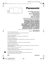 Panasonic SCHC212EG Bruksanvisningar