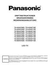 Panasonic TX50HX710E Bruksanvisningar