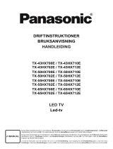 Panasonic TX50HX702E Bruksanvisningar