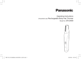 Panasonic ERGK80 Bruksanvisningar