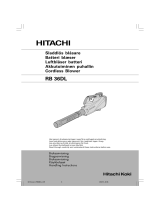 Hitachi RB 36DL Användarmanual