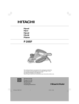 Hitachi P 20SF Användarmanual