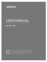 Samsung HW-S47T Användarmanual
