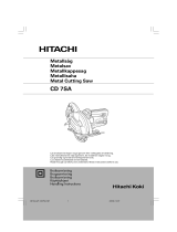 Hitachi CD 7SA Användarmanual