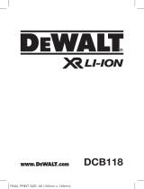 DeWalt DCB118 Användarmanual