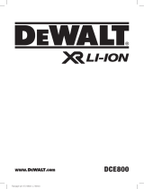 DeWalt DCE800 Användarmanual