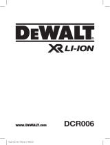 DeWalt DCR006 Användarmanual