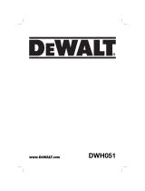 DeWalt DWH051 Bruksanvisning