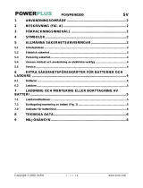 Powerplus POWPB90200 Bruksanvisning