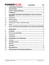 Powerplus POWE80085 Bruksanvisning