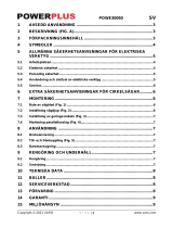 Powerplus POWE30050 Bruksanvisning