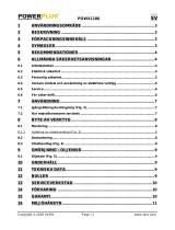 Powerplus POWX1186 Bruksanvisning