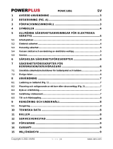 Powerplus POWC1051 Bruksanvisning