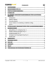 Powerplus POWX0270 Bruksanvisning