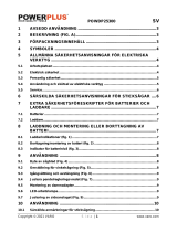 Powerplus POWDP25300 Bruksanvisning