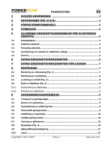 Powerplus POWX075730S Bruksanvisning