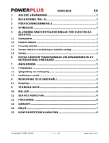 Powerplus POWC6021 Bruksanvisning