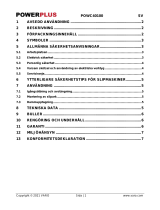 Powerplus POWC40100 Bruksanvisning