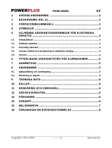 Powerplus POWC40200 Bruksanvisning