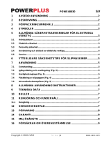 Powerplus POWE40030 Bruksanvisning