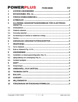 Powerplus POWE40040 Bruksanvisning