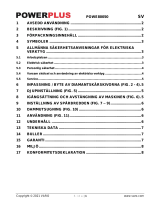 Powerplus POWE80050 Bruksanvisning
