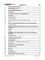 Powerplus POWDPG7531 Bruksanvisning