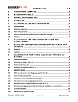 Powerplus POWDPG7556 Bruksanvisning