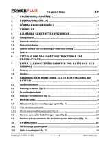 Powerplus POWDPG7561 Bruksanvisning