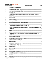 Powerplus POWDPG7521 Bruksanvisning