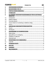 Powerplus POWX1721 Bruksanvisning