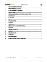 Powerplus POWXG9576 Bruksanvisning