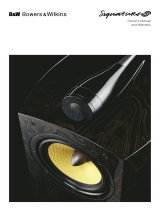 Bowers & Wilkins Signature 805 Bruksanvisning