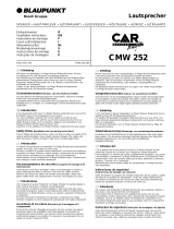 Blaupunkt CMW 252 MIDBASS CARMAGIC Bruksanvisning