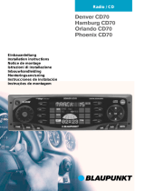 Blaupunkt ORLANDO CD 70 Bruksanvisning